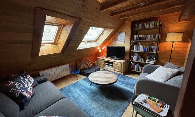 Saint-Chaffrey Apartment | Duplex 70 m2, slopes view, 150m from lifts, Chantemerle, Serre Chevalier 1350