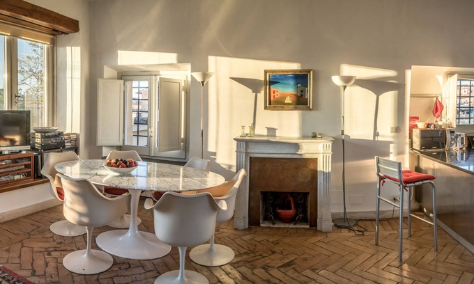 Rione IX Pigna Apartment | Duplex Pantheon Terrace Panoramic Views of San Peter dome, Pantheon and