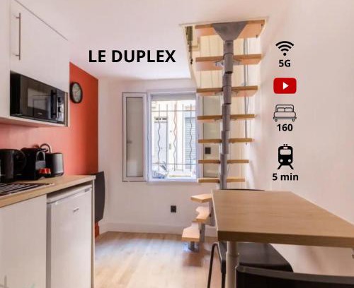 Saint Michel - Mairie Apartment | Duplex-Université