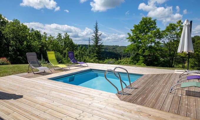 Plazac Cottage | Eco-lodge, 3* gite for 8 people with swimming pool