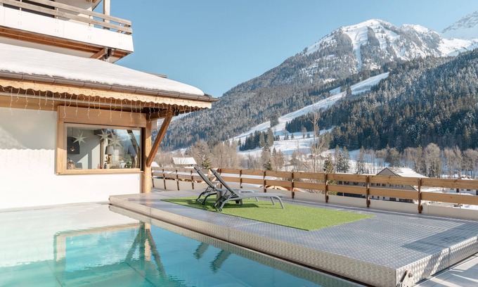 La Chapelle-d'Abondance Apartment | Eden View - 8p - private heated pool & sauna