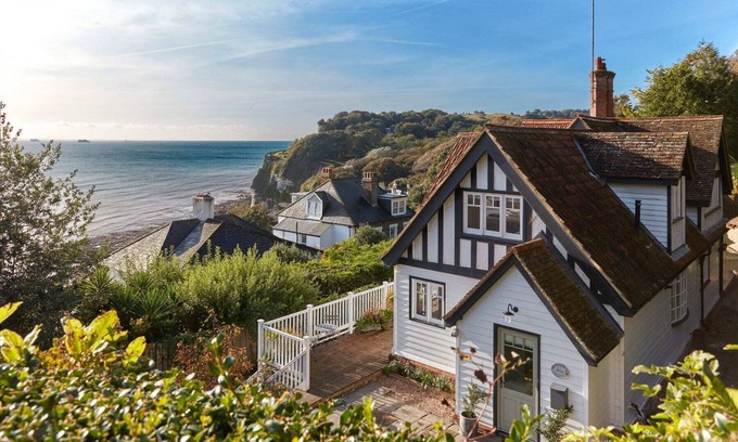 St Margaret's at Cliffe House | Eldama etched into the cliffs overlooking the sea