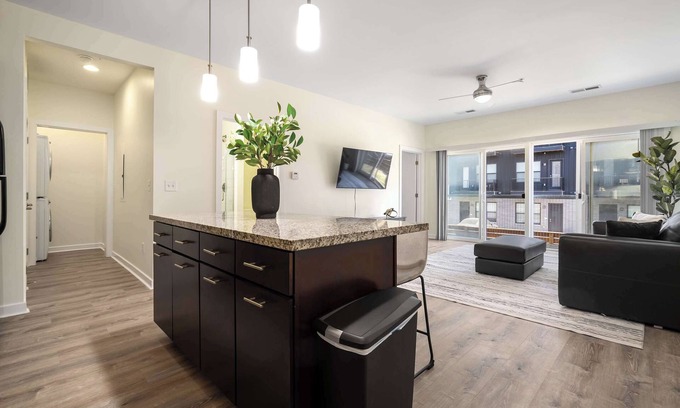 Grandview Heights Apartment | Elegant 1-Bedroom Luxury Unit with Pool Access