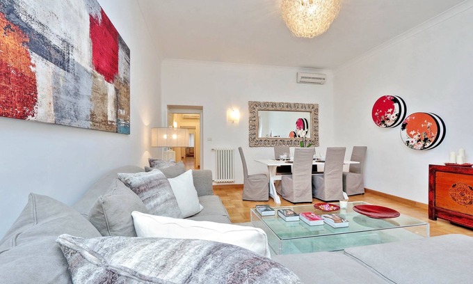 Rione IV Campo Marzio Apartment | Elegant apartment with 3 bedrooms 3 bathrooms Piazza del Popolo
