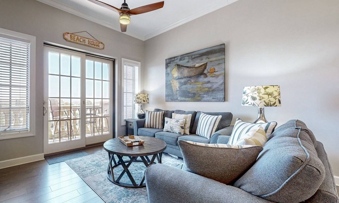 Seacrest Beach Condo | Elegant condo with 2 community pools, hot tub, & beach access across the road