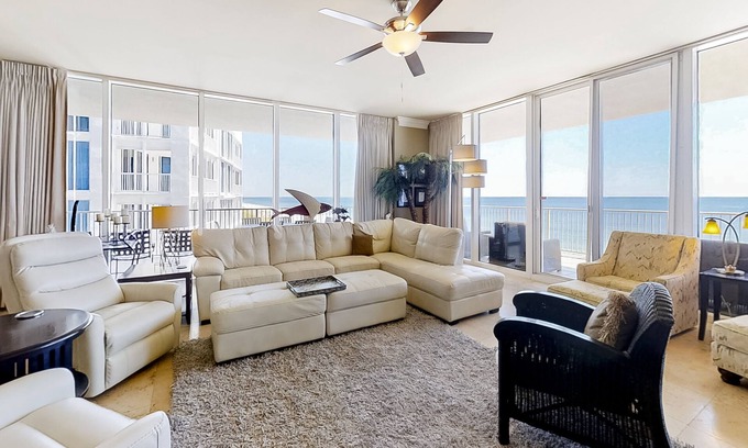 Ono Island Condo | Elegant, Gulf-Front Condo w/Large Balcony, Beach Access & Shared Pool/Gym