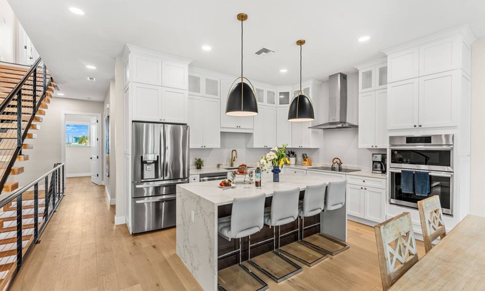 Indialantic By The Sea House | Elegant Indialantic Townhome Retreat W/Private Balconies, Patio & BBQ Grill!