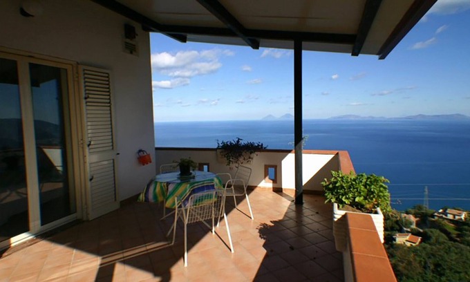 Capo d'Orlando Villa | Elegant Vacation Villa on 3 levels-Capo d'Orlando Sicily WITH SEA VIEW
