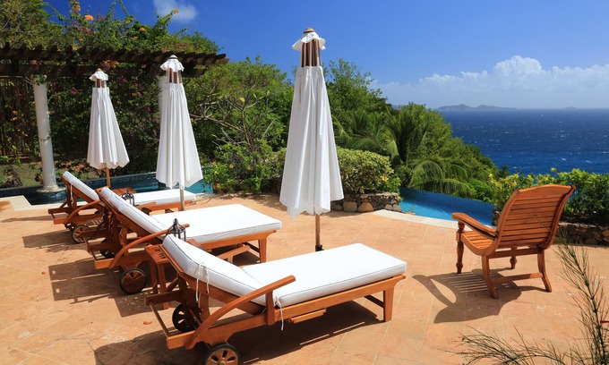 Hope Estate Villa | Elegant Villa in Private Hope Bay. Infinity Pool with Sea View.