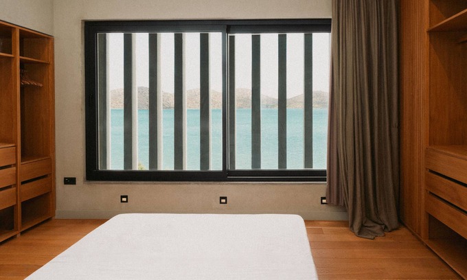 Mavrikiano Villa | Elounda Gulf Sunrise Villa-1 minute from the beach!