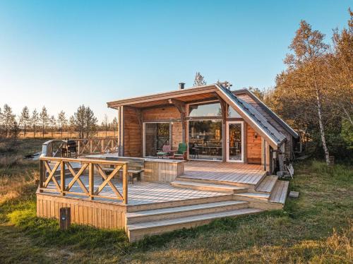 Blaskogabyggd House | Embrace Nature by the River - Hot Tub and Scenic Views