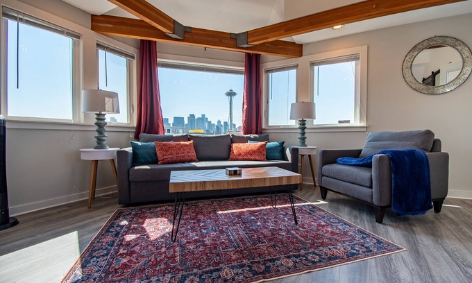 Lower Queen Anne House | Enchanting 3 Bedroom Home with Space Needle Views!