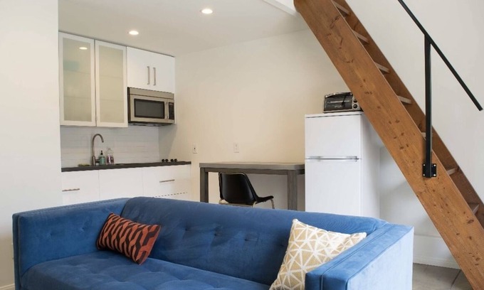 Fairfax District Cottage | English cottage guest house loft in an upscale and highly walkable neighborhood.