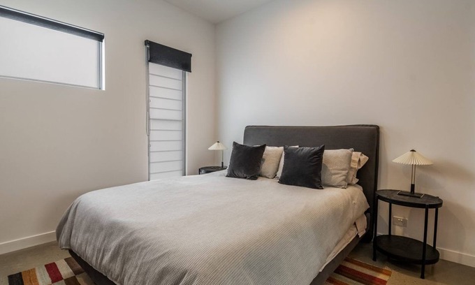 Lennox Head Apartment | Enjoy the deluxe swimming pool surrounded by a poolside sundeck