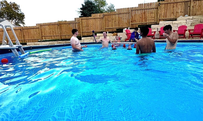 Oskaloosa House | Entertain Large Groups Here: Game Room, Pool, Patio, Fire Pit, Pool Table & More