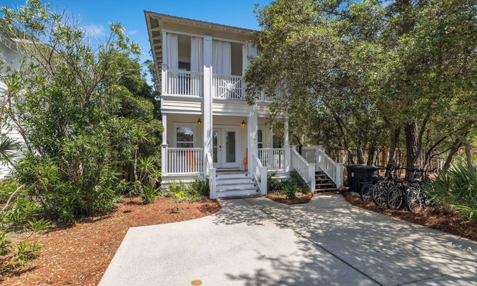 Seagrove Beach House | Entire 3BR Home at Seagrove 30A w/Heated Private Pool, Bikes, and Beach Access