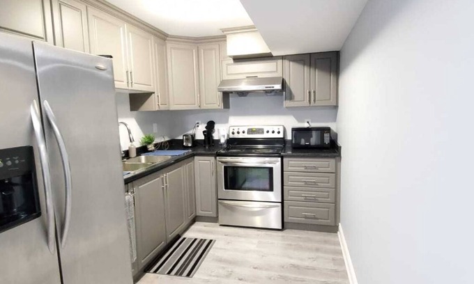 Brampton House | Entire basement suite near Hwy,TV WiFi and Parking
