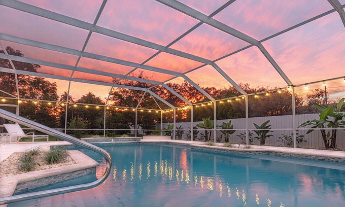 Palm Harbor House | European-Designed Luxury: Heated Pool/Spa/Parlor