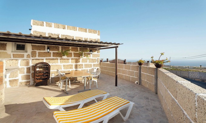 Granadilla de Abona Villa | 'Eva' with Sea View, Private Terrace and Wi-Fi