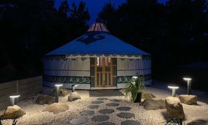 Warburton RV Rental | "Everybody Yurt's" - Hot Tub with Views