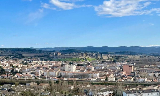 Carcassonne Apartment | Exceptional view of the Cité de Carcassonne - elevator and terrace parking