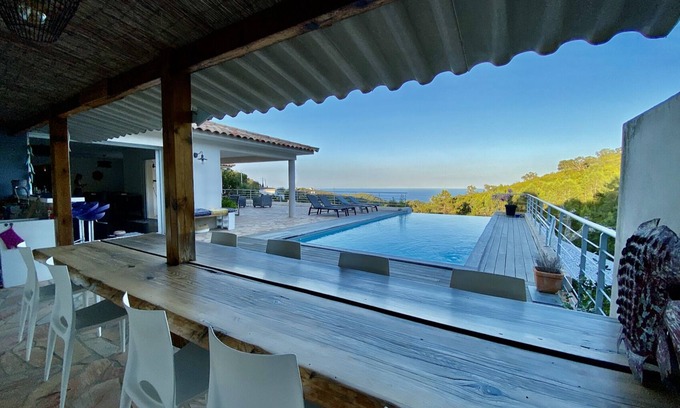 Sari-Solenzara Villa | Exceptional Villa South Corsica - Sea View Pool