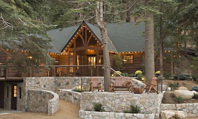 Lake Arrowhead Cabin | Exclusive Luxury Lodge on 40 Private Acres, 1/4 mile to Lake Arrowhead Village