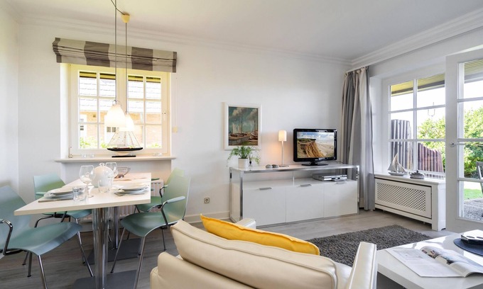 Kampen Apartment | Exklusives App. mit Terrasse Samt Meerblick, Wlan, Haustiere Erlaubt