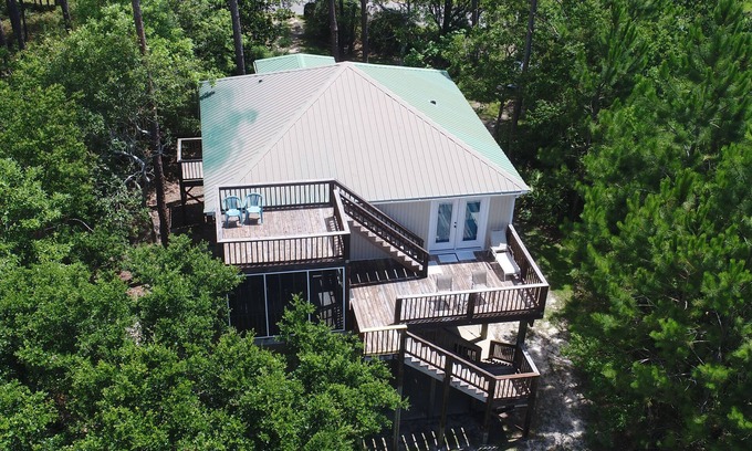 Dauphin Island House | Experience coastal charm at the Z House, a cozy 2 BR retreat in Dauphin Island, birders paradise!