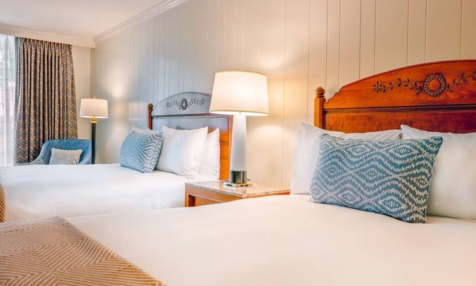 Downtown Salt Lake City Hotel | Experience Modern Comfort: Room w/Cozy Beds & Pool Access