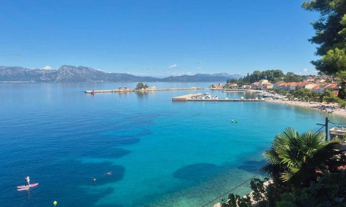 Trpanj Apartment | Experience the breathtaking views of Mediterranean greenery and the majestic sea
