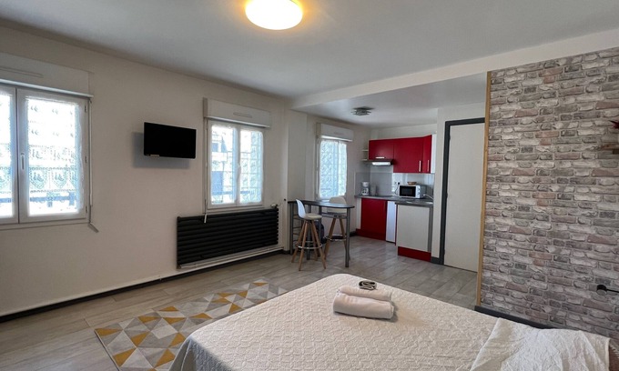 Downtown Le Havre Apartment | F1, 27 M2 near the port and the beach