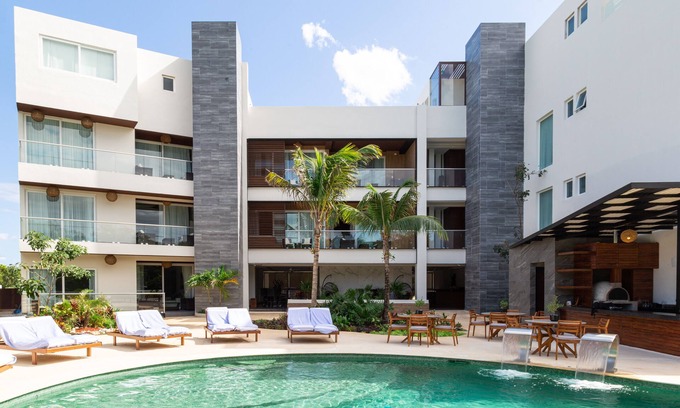 Akumal Apartment | Fabulous Jungle Apartment Garden Pool 201An