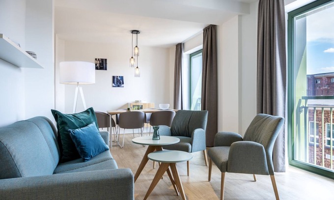 Wismar Apartment | Family apartment for 5 people with use of sauna in a prime harbor location -