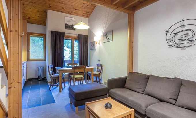 Les Avanchers-Valmorel Apartment | Family Apartment with Balcony, Ski Access, Upgraded Kitchen & Washer