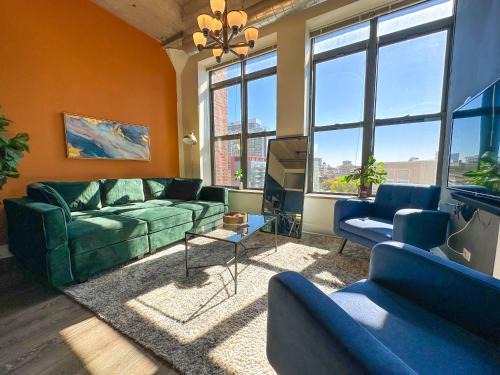 Near South Side Apartment | Family Friendly 2BR South Loop Suite with Optional Parking and Gym Access Sleeps up to 8 Near McCormick Place and Soldier Field