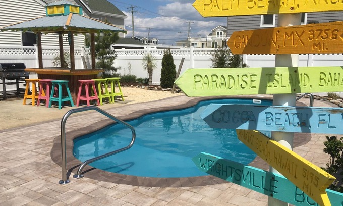 Ship Bottom House | Family Friendly, Ocean Block, Heated Pool, And Close To Everything