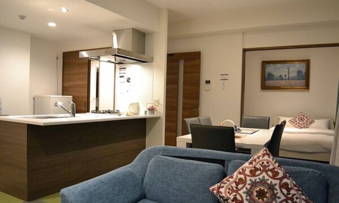 Hakata-ku Apartment | Family Suite 2 doubles and 1 set of double futons/Fukuoka Fukuoka