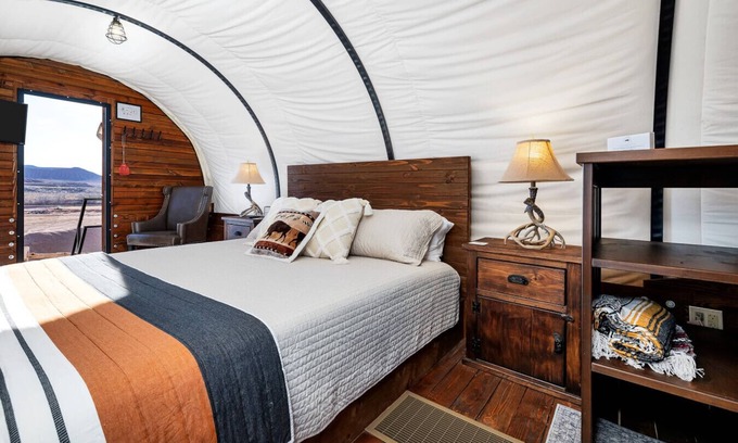 Virgin Cabin | Family Wagon Grafton #32 w/King Bed, 2 BB Fire Pit & BBQ Grill