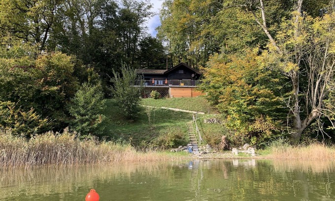 Untershofen Ski Chalet | Fantastic chalet on Lake Simssee - lake and mountain views in Upper Bavaria