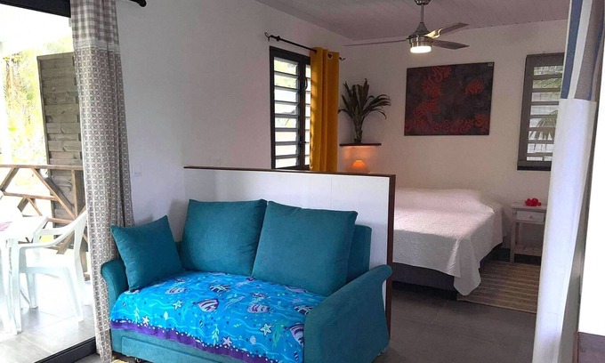 Pihaena House | Fare iti Moorea Sands, cosy bungalow between sea and mountain on Moorea