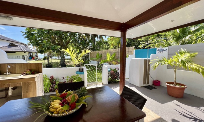 Moorea-Maiao Apartment | Fare Tokatea - Charming Studio w Excl. Beach Access
