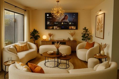 Cerro Colorado District House | Fast Wifi, Jacuzzi, lavaseca, Ping Pong, Nintendo switch, Bbq, 4BR