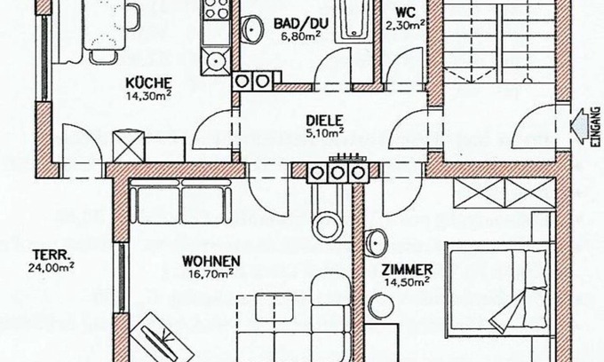 Wenns Apartment | Ferienwohnung Erdgeschoss - Appartements Jeitner