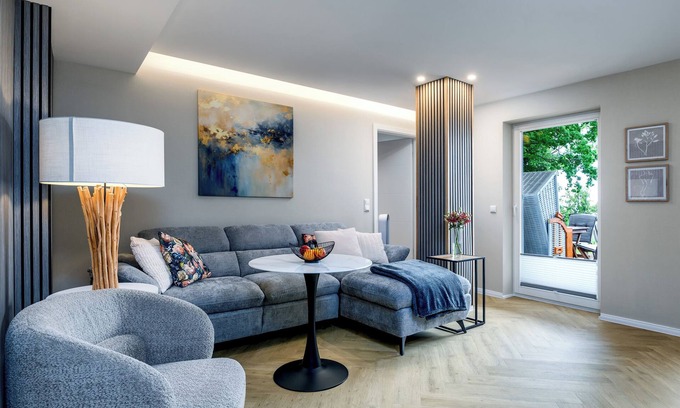 Sassnitz Apartment | FeWo Ostsee Lounge - Sea View, Sauna, Terrace