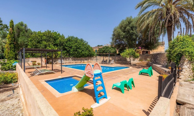 Manacor Villa | Finca "Es Rafalet - Sa Buhardilla Petita" with Mountain View, Pool, Wi-Fi, A/C, Terraces & Garden
