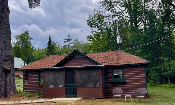 Chestertown House | Fireside Cabin, Pool & AC, Wonderful Cozy Adirondack Cabin steps from Loon Lake.