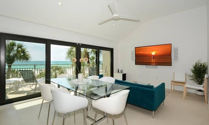Siesta Key House | Firethorn 333 - 2 Bedroom Condo with Private Beach with lounge chairs & umbrella provided, 2 Pool.