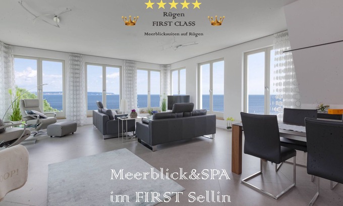Sellin Apartment | FIRST at the end of Wihelmstrasse you will find the unique penthouse sea view & SPA