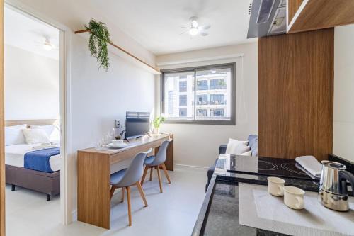 Pinheiros Apartment | FL1101 . Perto de tudo, na Faria Lima (Pinheiros)